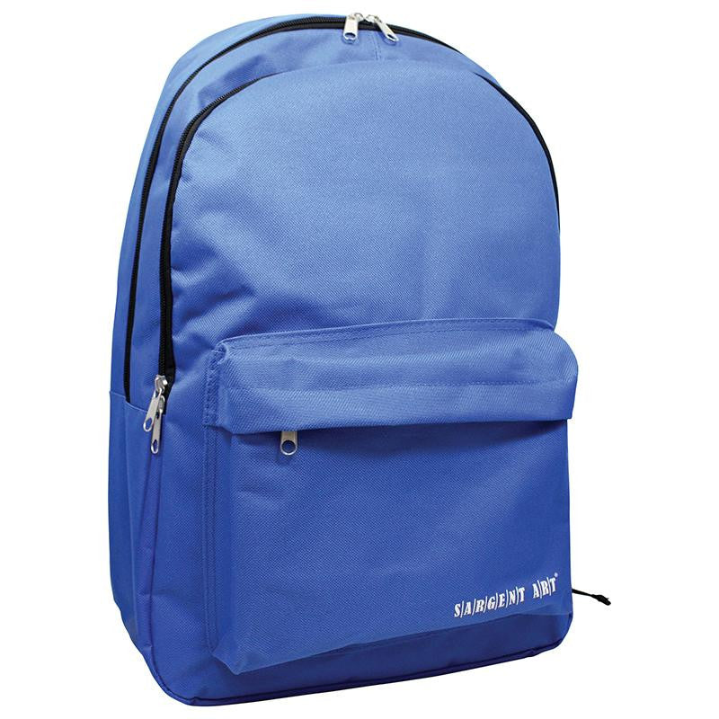 BACKPACK BLUE W- 2 LARGE ZIPPER