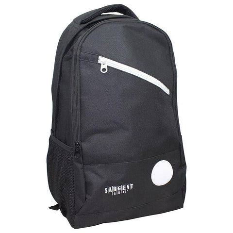 BACKPACK BLACK W- 2 LARGE ZIPPER