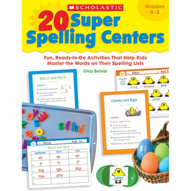 20 SUPER SPELLING CENTERS