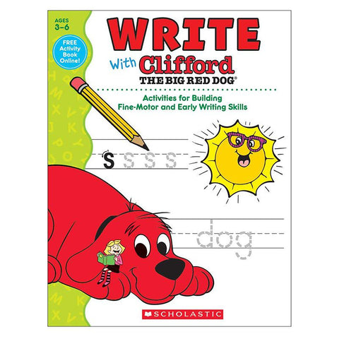 WRITE WITH CLIFFORD THE BIG RED DOG