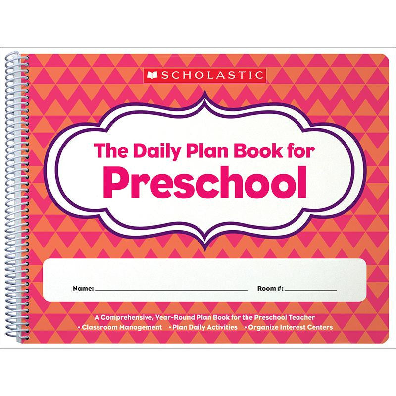 DAILY PLAN BOOK FOR PRESCHOOL