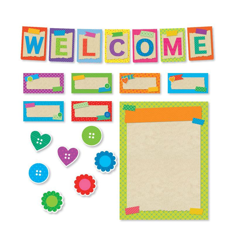 TAPE IT UP WELCOME BULLETIN BOARD