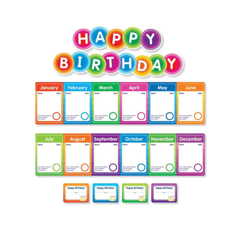 COLOR YOUR CLASSROOM BIRTHDAYS MINI