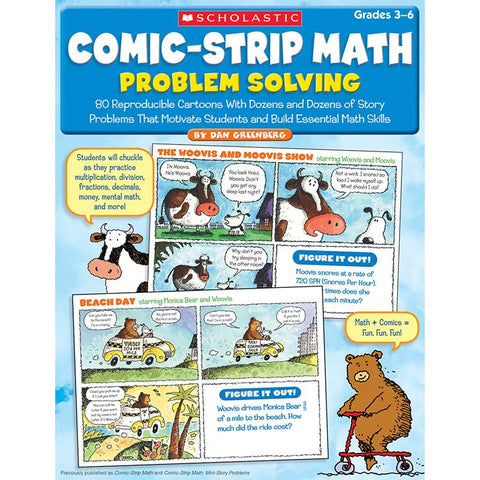 COMIC STRIP MATH PROBLEM SOLVING