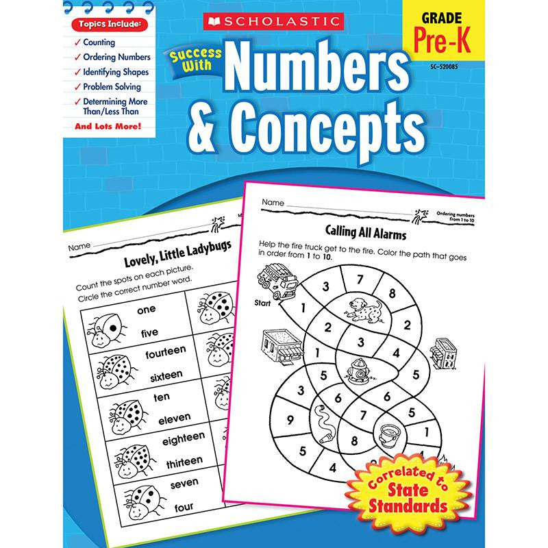 SCHOLASTIC SUCCESS WITH NUMBERS &