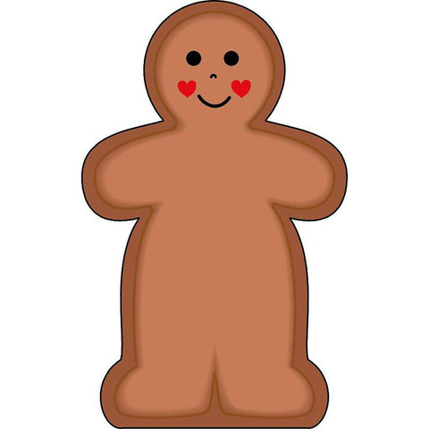 NOTEPAD LARGE GINGERBREAD MAN