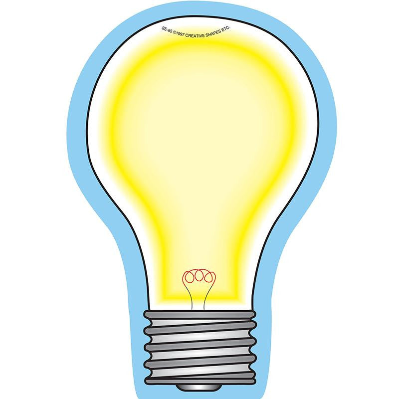 LIGHT BULB LARGE NOTEPAD