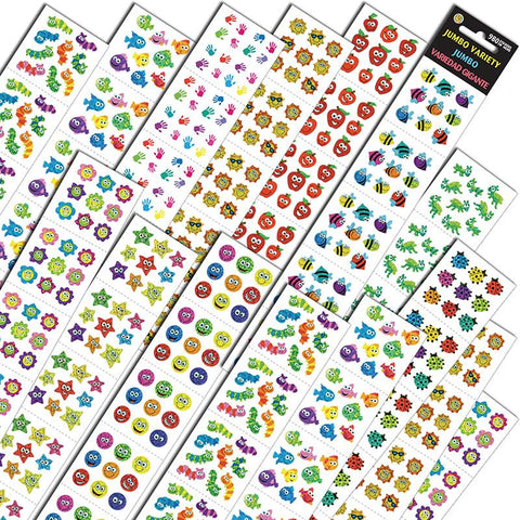 JUMBO VARIETY STICKERS ASSORTMENT Q