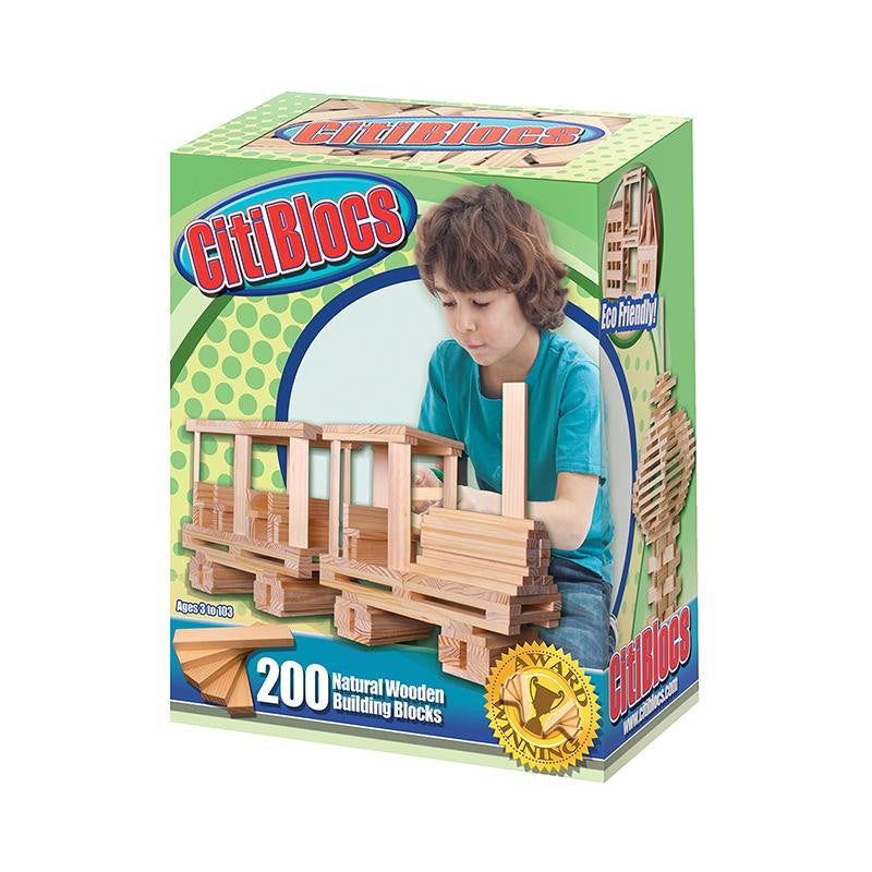 CITIBLOCS NATURAL 200PC SET