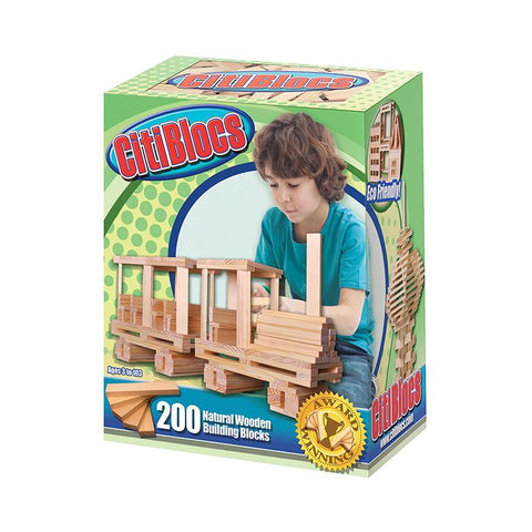 CITIBLOCS NATURAL 200PC SET