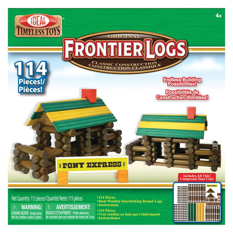 FRONTIER LOGS 114 PIECES