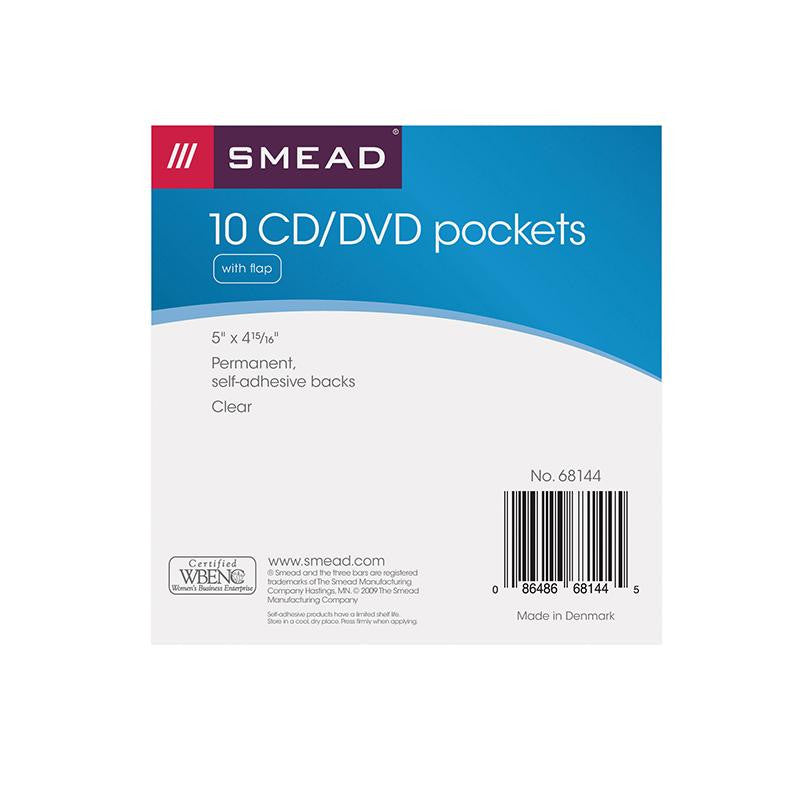 SMEAD CD DVD POCKET SELF ADHESIVE