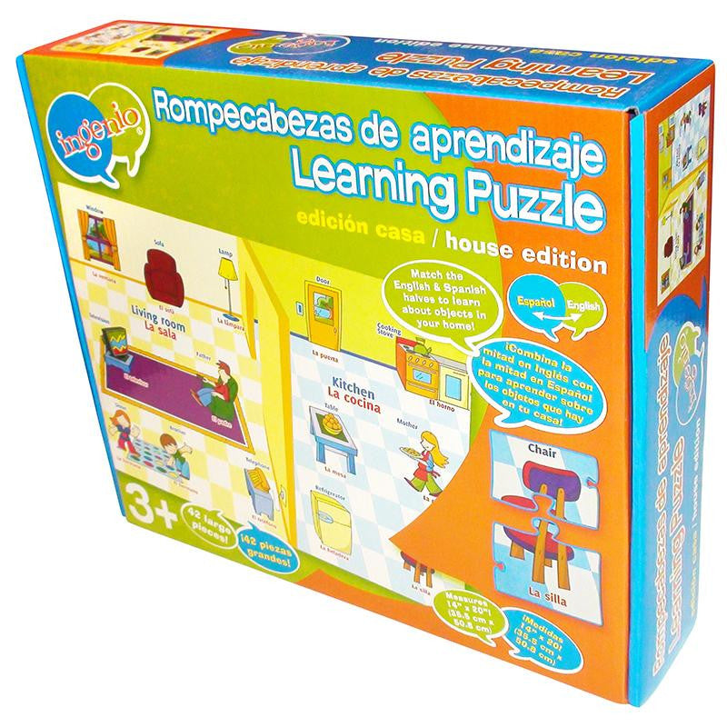 AT HOME BILINGUAL LEARNING PUZZLE