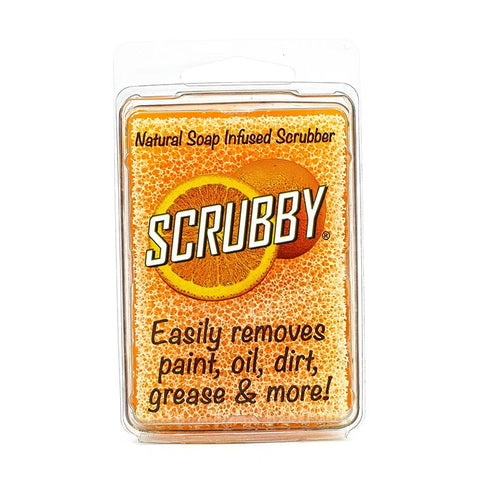 SCRUBBY SOAP ORANGE