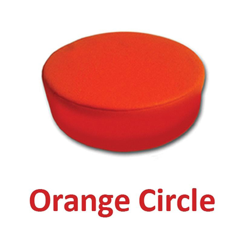 ORANGE CIRCLE PILLOW