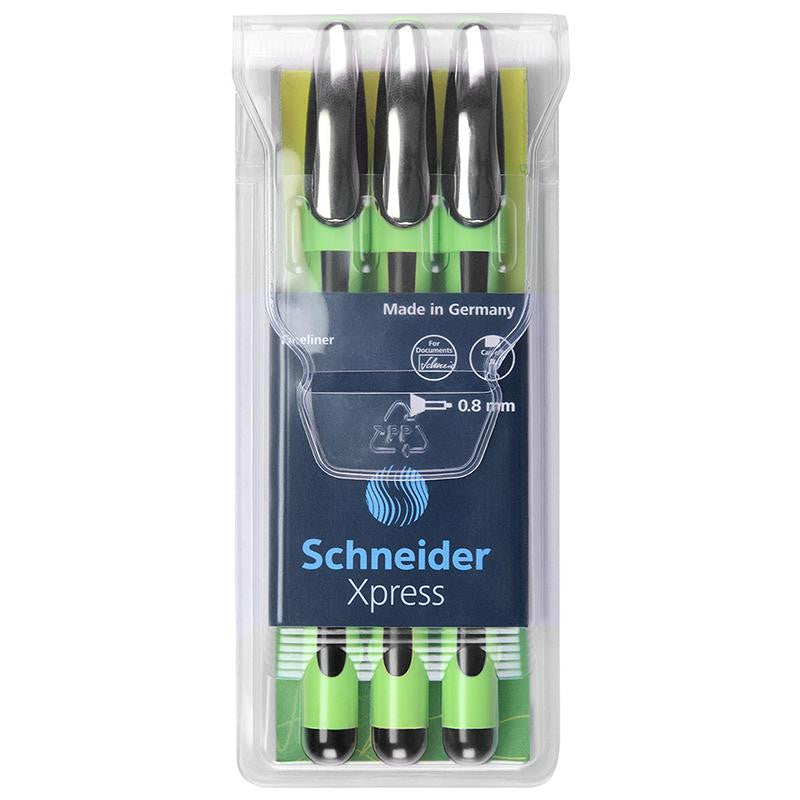 SCHNEIDER XPRESS FINELINER BLK 3PK