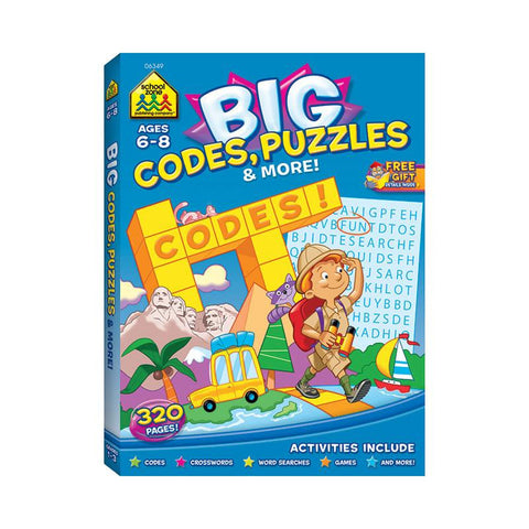 BIG WORKBOOK ALPHABET CODES PUZZLES