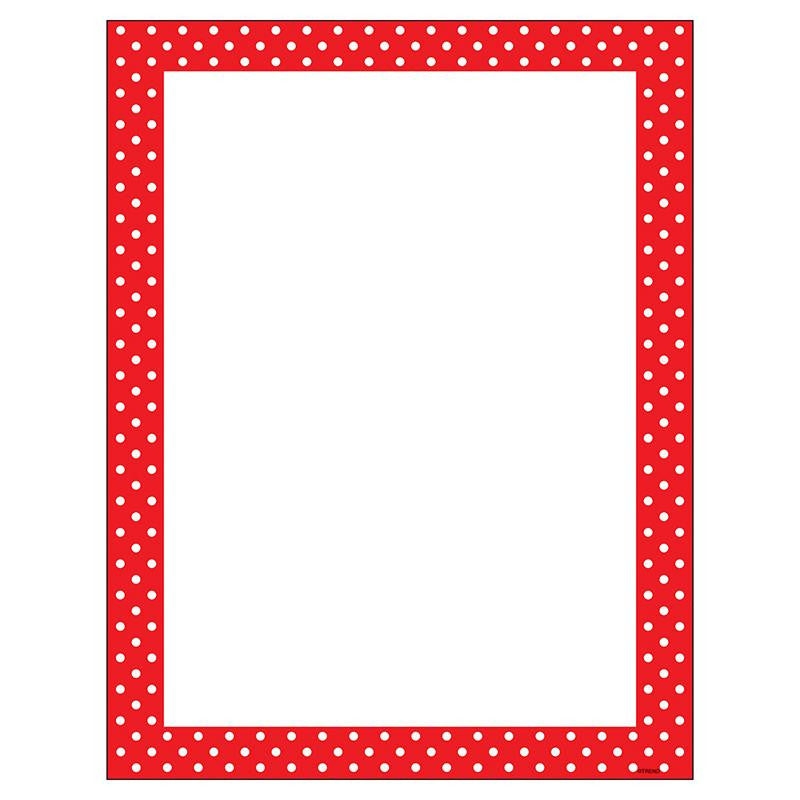 POLKA DOTS RED TERRIFIC PAPERS