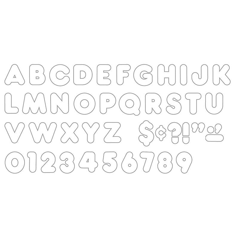 READY LETTERS 4 INCH CASUAL WHITE