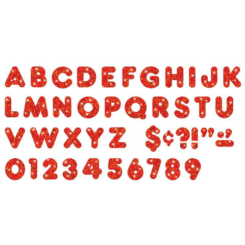 READY LETTERS 4 CASUAL RED SPARKLE