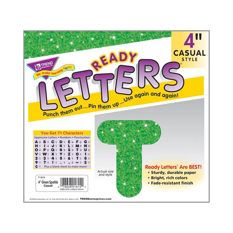 READY LETTERS 4 CASUAL GREEN