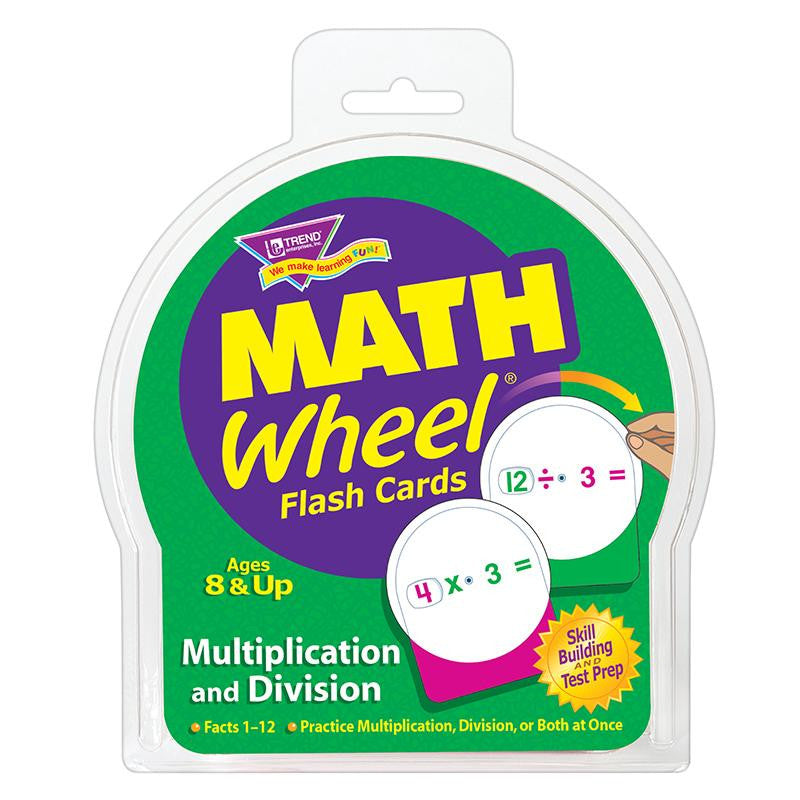 MATH WHEEL FLASH CARDS 12-PK