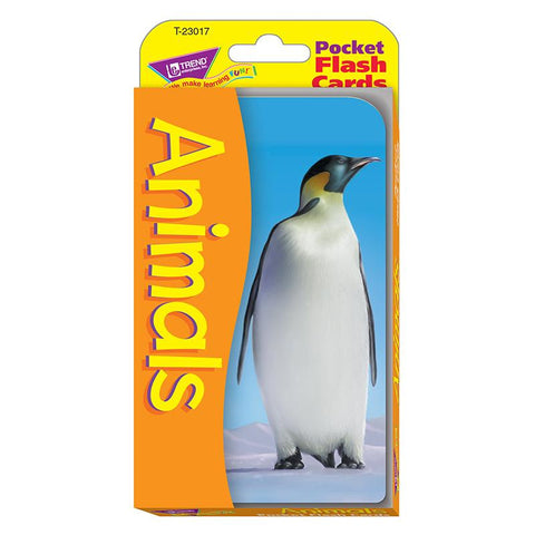 POCKET FLASH CARDS ANIMALS