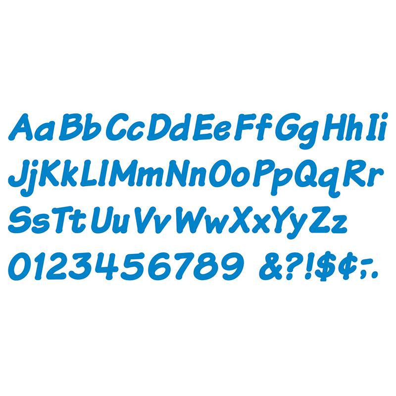 READY LETTERS 4 INCH ITALIC BLUE