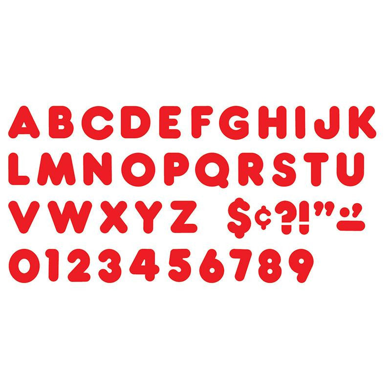 READY LETTERS 2 INCH CASUAL RED