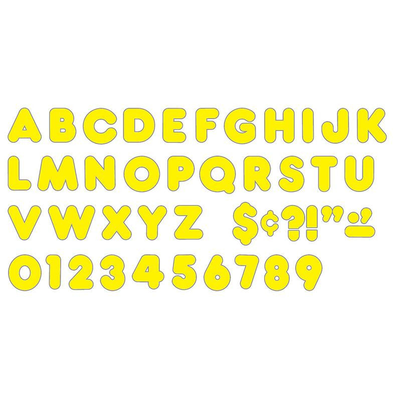 READY LETTERS 2 INCH CASUAL YELLOW