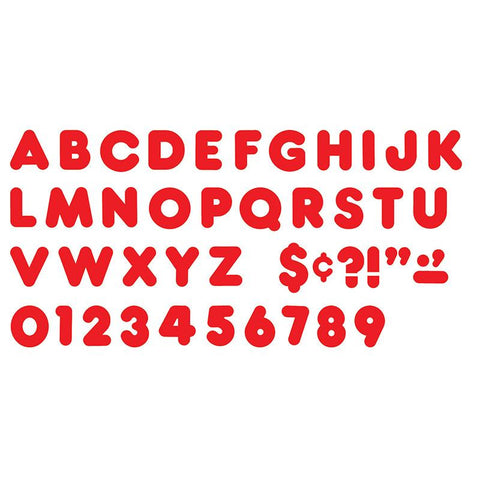 READY LETTERS 4 INCH CASUAL RED