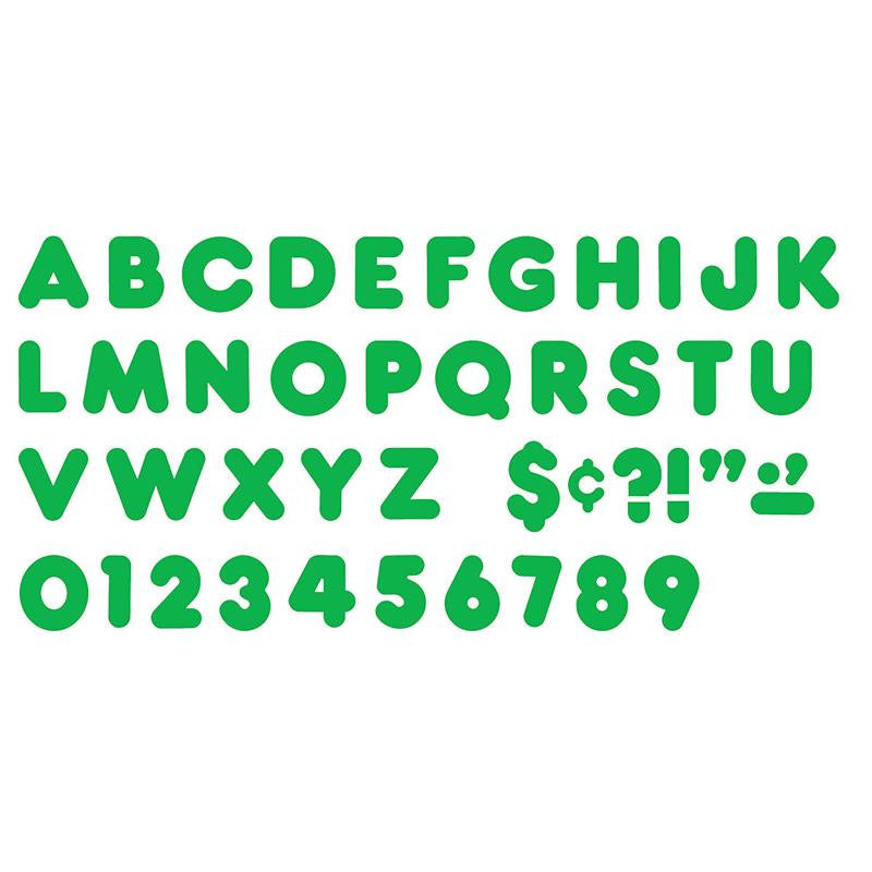 READY LETTERS 4IN CASUAL GREEN