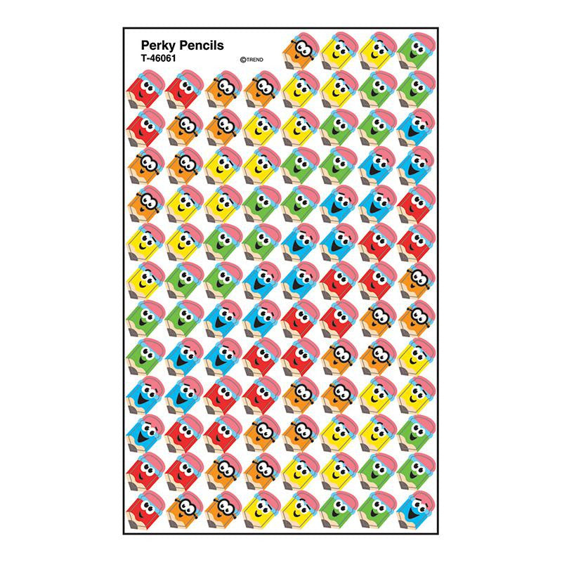 SUPERSHAPES STICKERS PERKY PENCILS