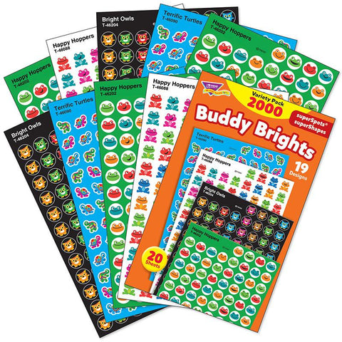 BUDDY BRIGHTS VARIETY PACK STICKERS