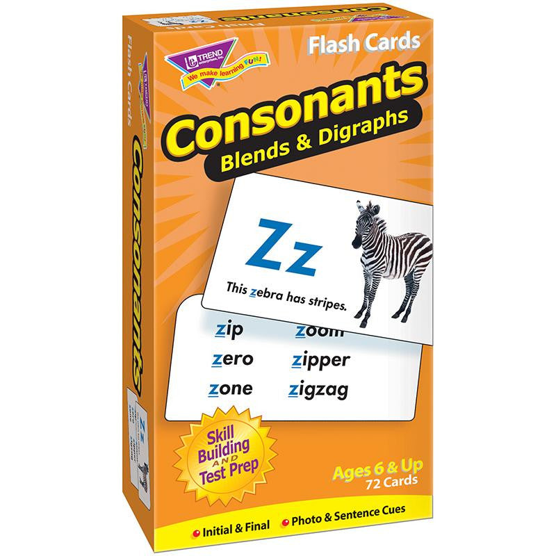 FLASH CARDS CONSONANTS 72-BOX