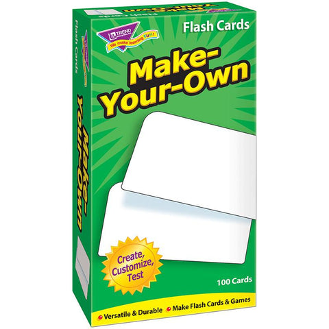 FLASH CARDS MAKE YOUR OWN 100-BOX