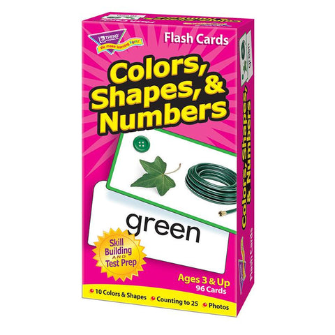 FLASH CARDS COLORS SHAPES 96-BOX