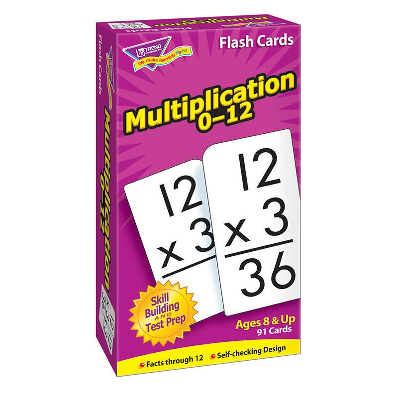 FLASH CARDS MULTIPLICATION 91-BOX