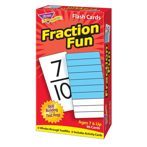 FLASH CARDS FRACTION FUN 96-BOX