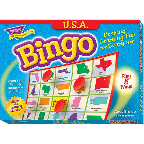 BINGO USA AGES 8 & UP