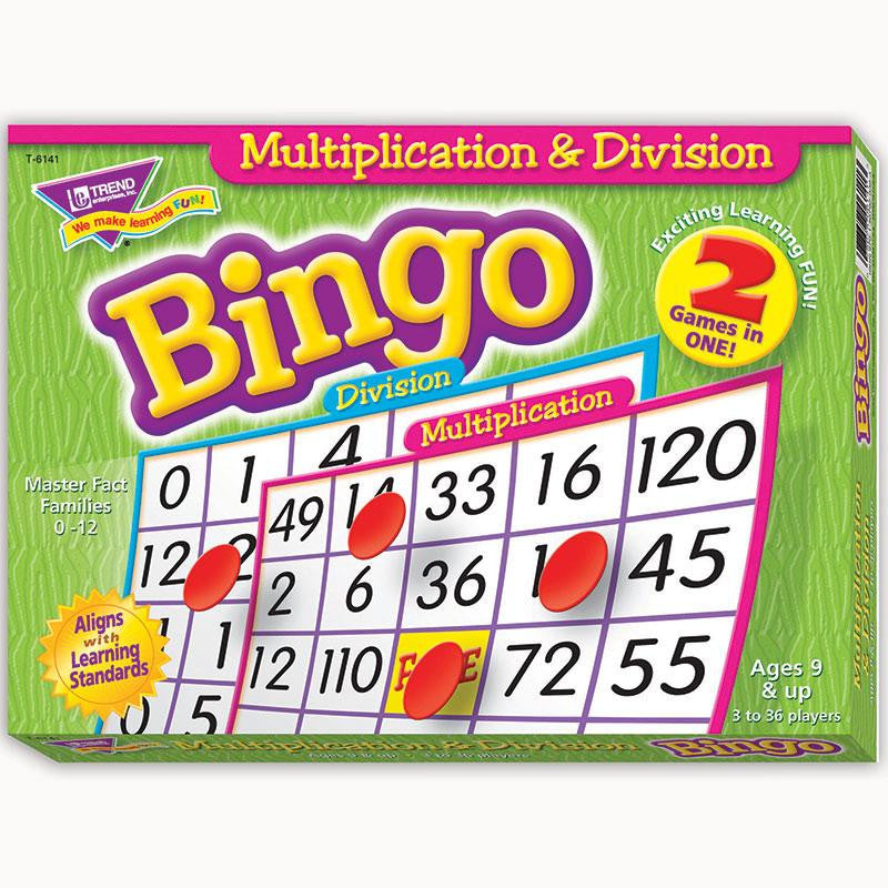 MULTIPLICATION & DIVISION BINGO