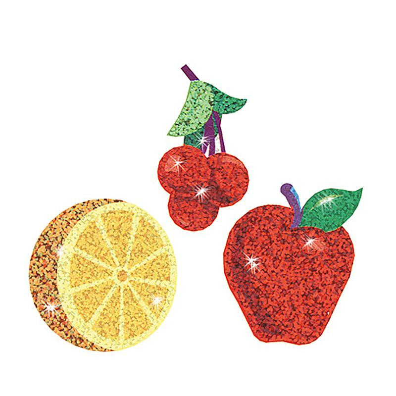 FESTIVE FRUIT SPARKLE STICKERS