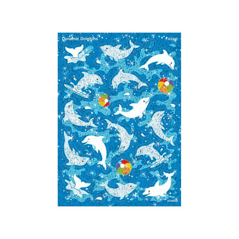 SPARKLE STICKERS DYNAMIC DOLPHINS