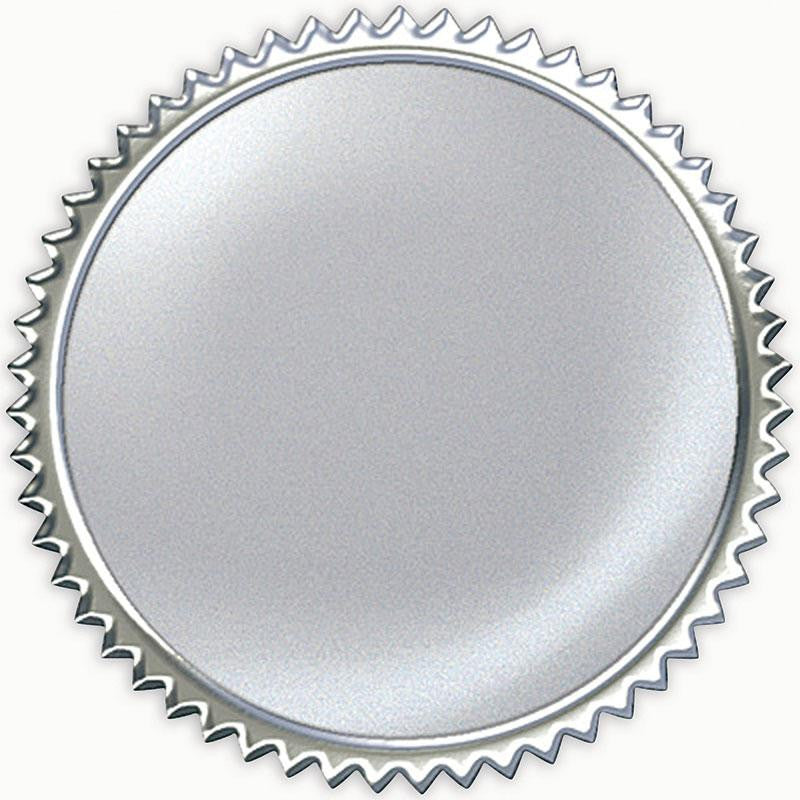 AWARD SEAL SILVER BURST