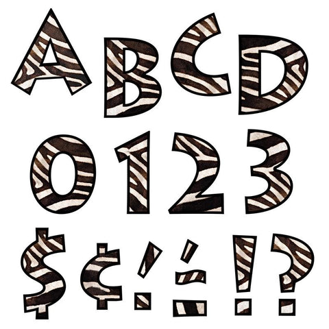 ZEBRA 4 IN VENTURE READY LETTERS