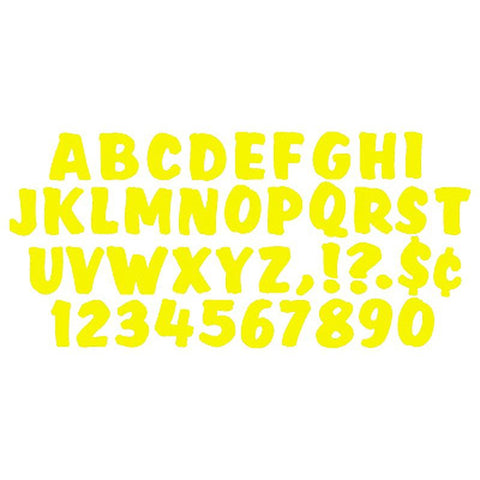 READY LETTERS 4 INCH SPLASH YELLOW