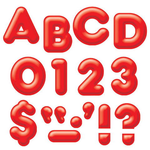 READY LETTERS 2INCH 3-D RED