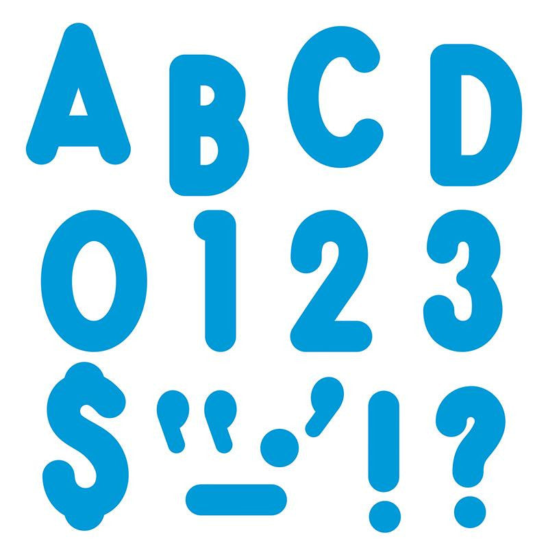 BLUE READY LETTERS 7IN UPPERCASE