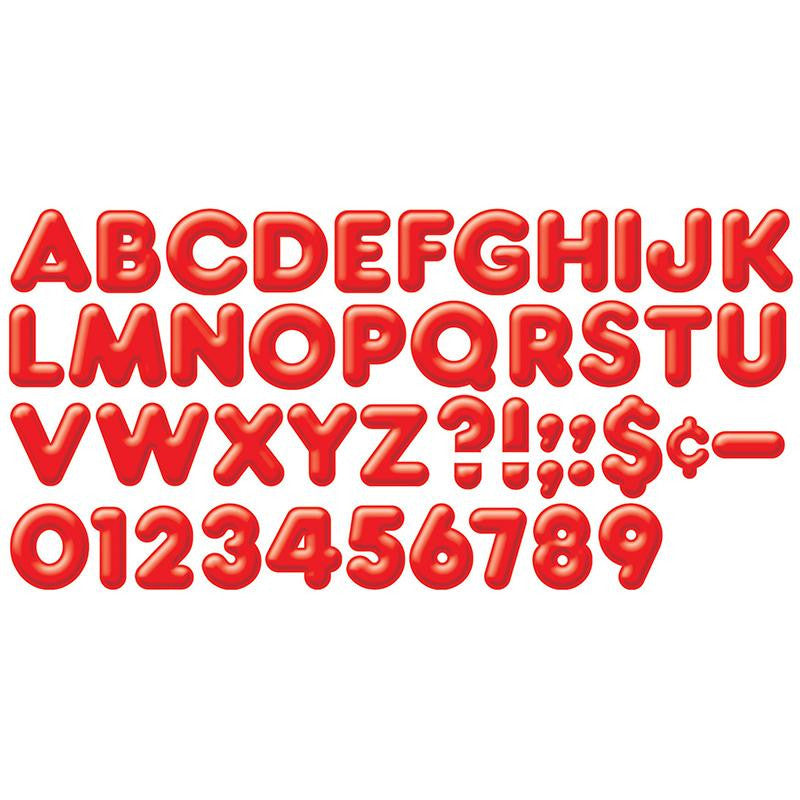 READY LETTERS 4INCH 3-D RED