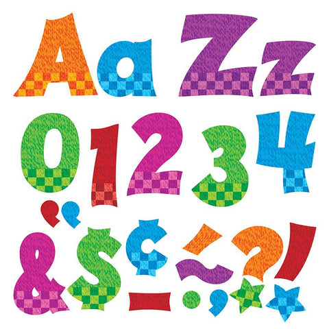 SNAZZY 4IN COMBO PACK UPPERCASE